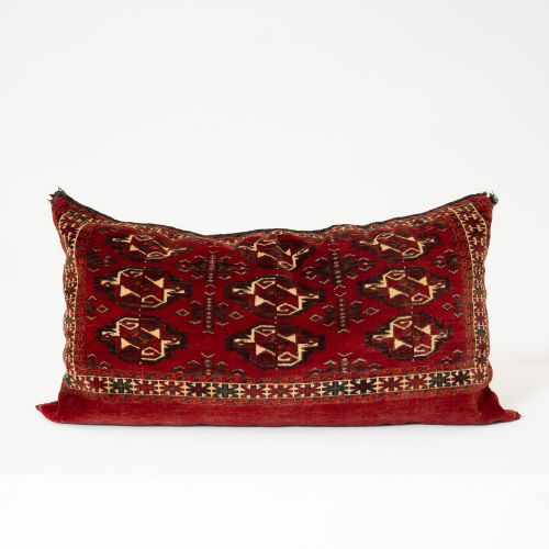 EARLY 20TH CENTURY TURKMEN CHUVAL CUSHION