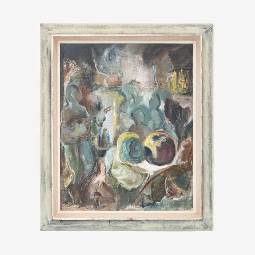 Oil on Board: La Crêperie bretonne by Lilian Colbourn