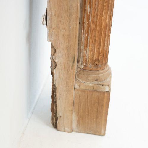 VICTORIAN CARVED PINE FIREPLACE SURROUND - ADDITIONAL PHOTO 7