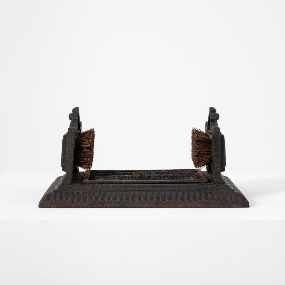 Victorian Cast Iron Boot Scrape View II