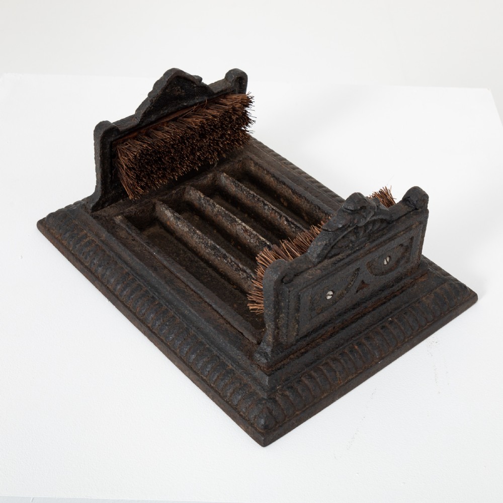Victorian Cast Iron Boot Scrape View III