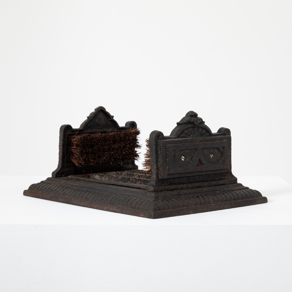 Victorian Cast Iron Boot Scrape View IV