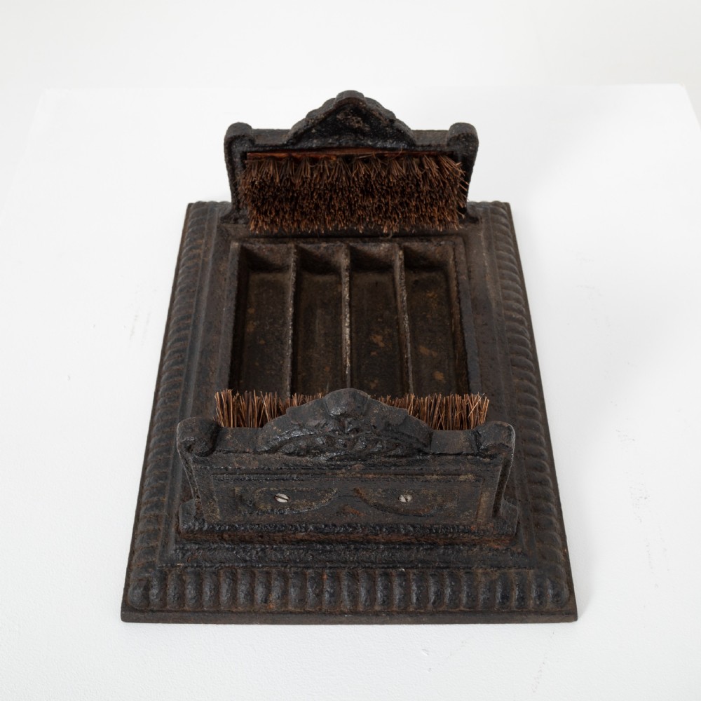 Victorian Cast Iron Boot Scrape View V