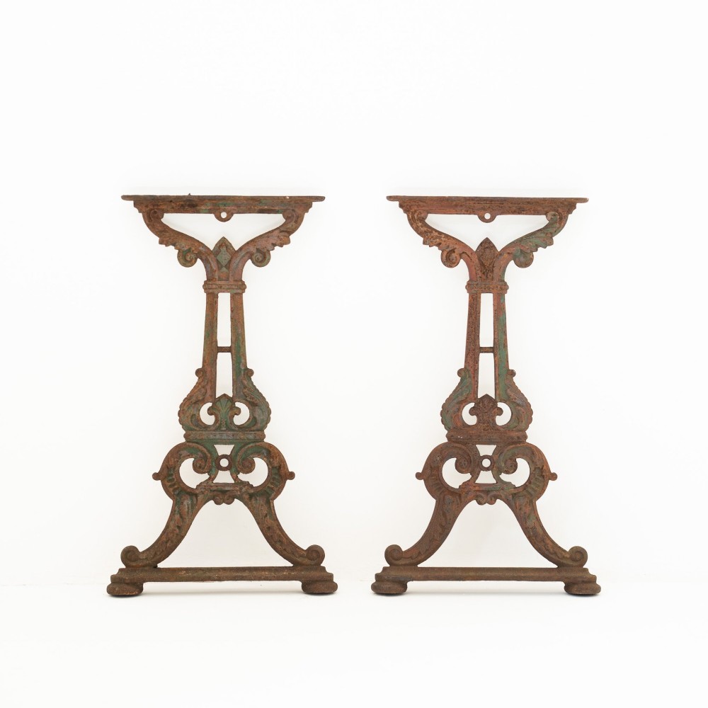 Victorian Cast Iron Table Bases