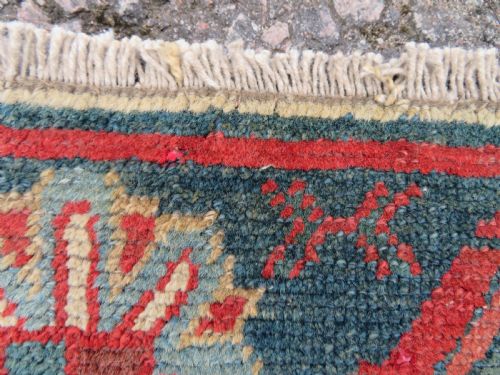 ANTIQUE KURDISH VARAMIN VERAMIN NARROW RUNNER ATTRACTIVE STYLISED MINA KHANA PATTERN ONLY 81CM WIDE - ADDITIONAL PHOTO 8