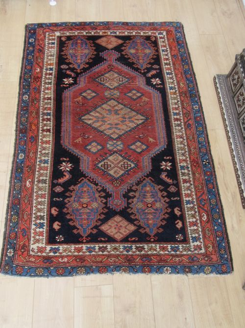 ATTRACTIVE ANTIQUE COUNTRY HOUSE MALAYER SHIKLI RUG CAUCASIAN SHIKLI RUG DESIGN - ADDITIONAL PHOTO 26