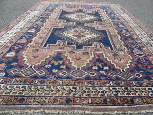 WONDERFUL SUBTLE WEAR ANTIQUE COUNTRY HOUSE SHABBY CHIC AFSHAR RUG - ADDITIONAL PHOTO 6