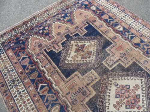 WONDERFUL SUBTLE WEAR ANTIQUE COUNTRY HOUSE SHABBY CHIC AFSHAR RUG - ADDITIONAL PHOTO 17