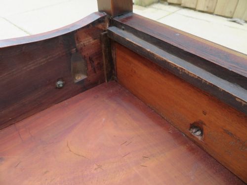 A VERY ELEGANT EARLY 19TH CENTURY MAHOGANY SATINWOOD INLAID SIDE LAMP WRITING TABLE - ADDITIONAL PHOTO 24