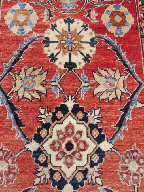 ATTRACTIVE OLD ZIEGLER RUNNER LONG RUG HALLWAY CORRIDOR RUNNER ONLY 82CM WIDE - ADDITIONAL PHOTO 9