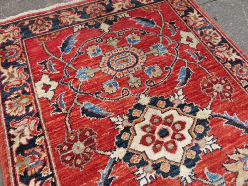 ATTRACTIVE OLD ZIEGLER RUNNER LONG RUG HALLWAY CORRIDOR RUNNER ONLY 82CM WIDE - ADDITIONAL PHOTO 13