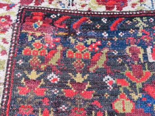 HIGHLY UNUSUAL ABSTRACT ANTIQUE COUNTRY HOUSE SHABBY CHIC KURDISH KURDISTAN RUG - ADDITIONAL PHOTO 14