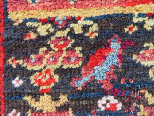 HIGHLY UNUSUAL ABSTRACT ANTIQUE COUNTRY HOUSE SHABBY CHIC KURDISH KURDISTAN RUG - ADDITIONAL PHOTO 16