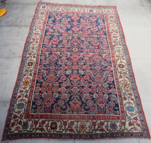 ANTIQUE BIJAR BIDJAR TRIBAL VILLAGE RUG KURDISH TRIBES OF BIJAR 224CM X 139CM - ADDITIONAL PHOTO 1