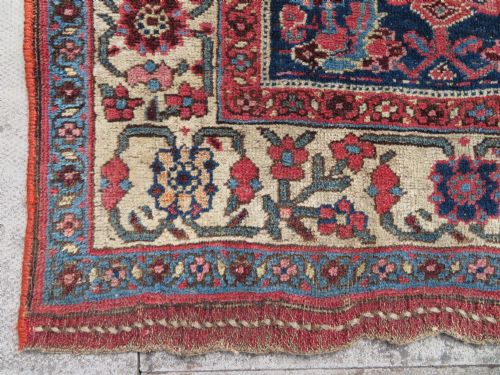 ANTIQUE BIJAR BIDJAR TRIBAL VILLAGE RUG KURDISH TRIBES OF BIJAR 224CM X 139CM - ADDITIONAL PHOTO 2
