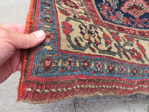 ANTIQUE BIJAR BIDJAR TRIBAL VILLAGE RUG KURDISH TRIBES OF BIJAR 224CM X 139CM - ADDITIONAL PHOTO 4