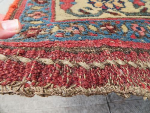 ANTIQUE BIJAR BIDJAR TRIBAL VILLAGE RUG KURDISH TRIBES OF BIJAR 224CM X 139CM - ADDITIONAL PHOTO 5
