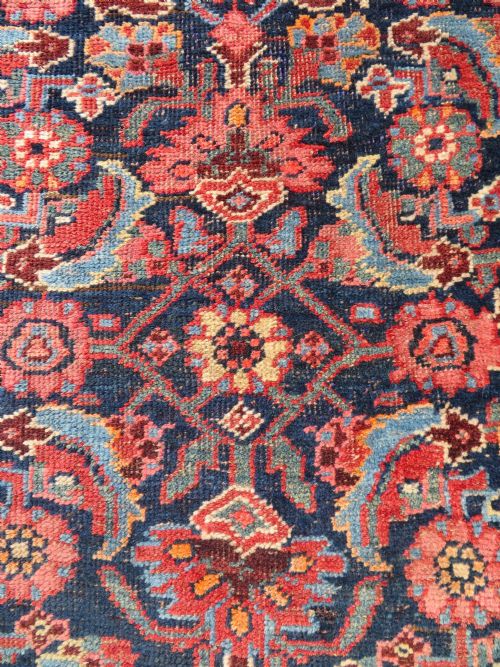 ANTIQUE BIJAR BIDJAR TRIBAL VILLAGE RUG KURDISH TRIBES OF BIJAR 224CM X 139CM - ADDITIONAL PHOTO 7