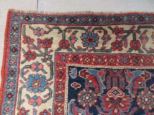 ANTIQUE BIJAR BIDJAR TRIBAL VILLAGE RUG KURDISH TRIBES OF BIJAR 224CM X 139CM - ADDITIONAL PHOTO 8