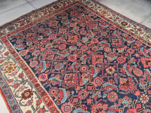 ANTIQUE BIJAR BIDJAR TRIBAL VILLAGE RUG KURDISH TRIBES OF BIJAR 224CM X 139CM - ADDITIONAL PHOTO 14