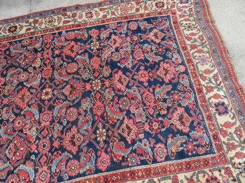 ANTIQUE BIJAR BIDJAR TRIBAL VILLAGE RUG KURDISH TRIBES OF BIJAR 224CM X 139CM - ADDITIONAL PHOTO 15