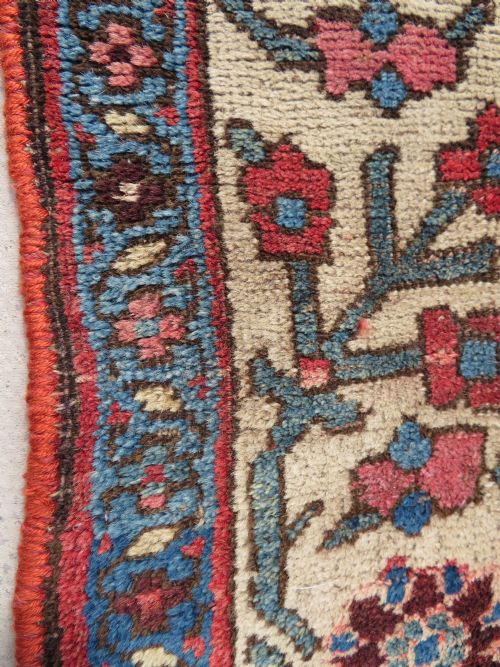 ANTIQUE BIJAR BIDJAR TRIBAL VILLAGE RUG KURDISH TRIBES OF BIJAR 224CM X 139CM - ADDITIONAL PHOTO 17
