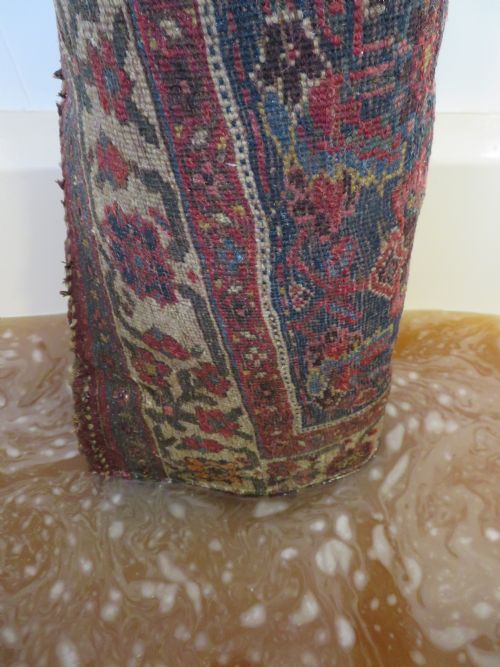 ANTIQUE BIJAR BIDJAR TRIBAL VILLAGE RUG KURDISH TRIBES OF BIJAR 224CM X 139CM - ADDITIONAL PHOTO 29
