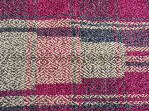 RARE ANTIQUE MOJ MOWJ JAJIM FLAT WEAVE TEXTILE WALL HANGING FLOOR SPREAD RUG BAKHTIARI TRIBES OF THE CHAR MAHALWEST PERSIA 205CM X 179CM - ADDITIONAL PHOTO 14