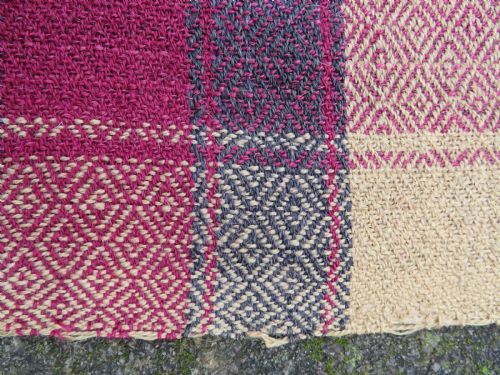 RARE ANTIQUE MOJ MOWJ JAJIM FLAT WEAVE TEXTILE WALL HANGING FLOOR SPREAD RUG BAKHTIARI TRIBES OF THE CHAR MAHALWEST PERSIA 205CM X 179CM - ADDITIONAL PHOTO 16