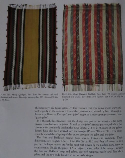 RARE ANTIQUE MOJ MOWJ JAJIM FLAT WEAVE TEXTILE WALL HANGING FLOOR SPREAD RUG BAKHTIARI TRIBES OF THE CHAR MAHALWEST PERSIA 205CM X 179CM - ADDITIONAL PHOTO 29