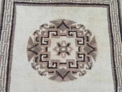 OLD NEPALESE RUG INNER ASIA AUTONOMOUS BORDER REGION 170CM X 90CM - ADDITIONAL PHOTO 3