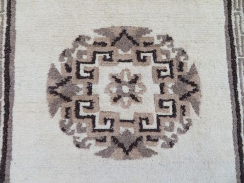 OLD NEPALESE RUG INNER ASIA AUTONOMOUS BORDER REGION 170CM X 90CM - ADDITIONAL PHOTO 4