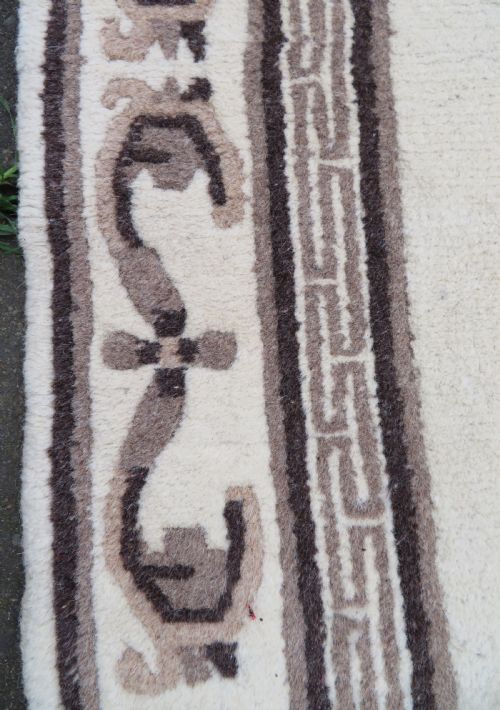 OLD NEPALESE RUG INNER ASIA AUTONOMOUS BORDER REGION 170CM X 90CM - ADDITIONAL PHOTO 12