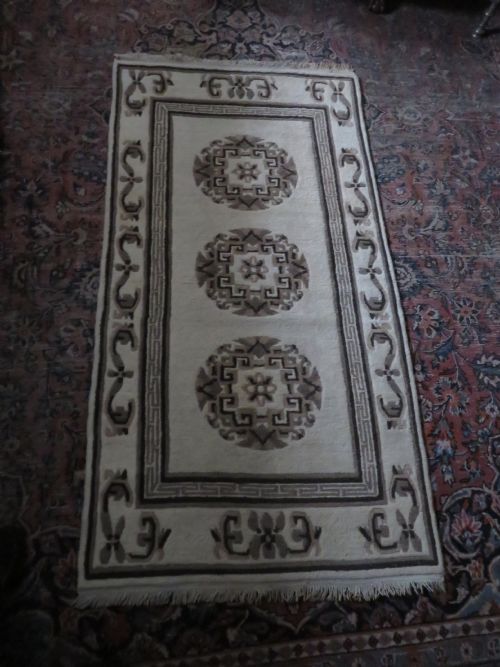 OLD NEPALESE RUG INNER ASIA AUTONOMOUS BORDER REGION 170CM X 90CM - ADDITIONAL PHOTO 18