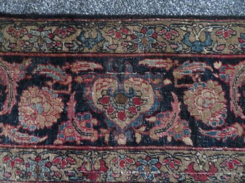 RARE ANTIQUE SAFAVID ZAND ERA TABRIZ RUG 18TH CENTURY204CM X 138CM - ADDITIONAL PHOTO 10