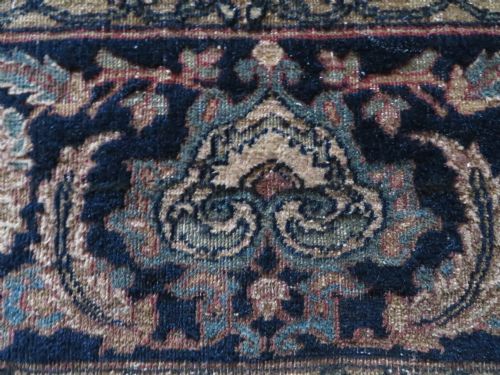 RARE ANTIQUE SAFAVID ZAND ERA TABRIZ RUG 18TH CENTURY204CM X 138CM - ADDITIONAL PHOTO 21