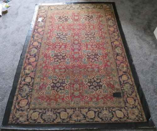 RARE ANTIQUE SAFAVID ZAND ERA TABRIZ RUG 18TH CENTURY204CM X 138CM - ADDITIONAL PHOTO 24