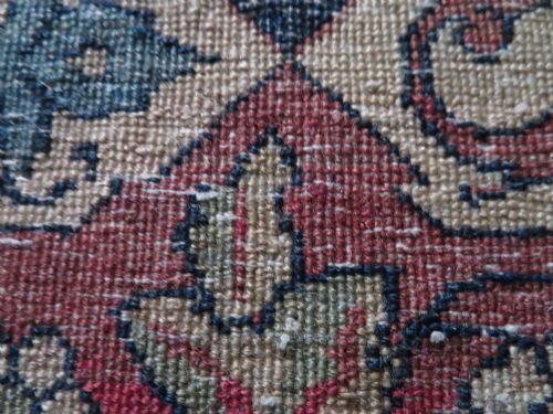 RARE ANTIQUE SAFAVID ZAND ERA TABRIZ RUG 18TH CENTURY204CM X 138CM - ADDITIONAL PHOTO 27