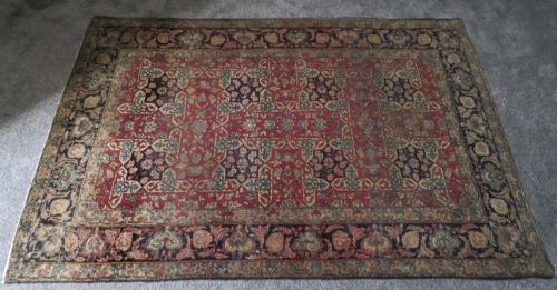 RARE ANTIQUE SAFAVID ZAND ERA TABRIZ RUG 18TH CENTURY204CM X 138CM - ADDITIONAL PHOTO 29