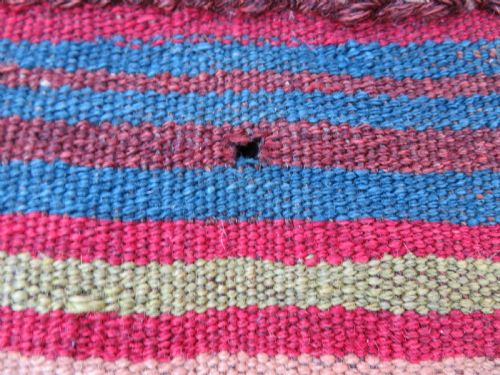 ANTIQUE SOFREH DINING KILIM LOR TRIBESLURISTANWEST PERSIA 2ND HALF 19TH CENTURY - ADDITIONAL PHOTO 5