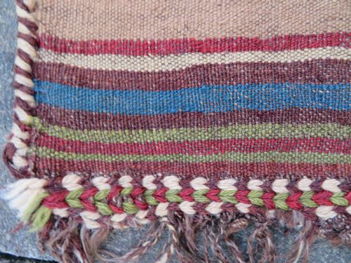 ANTIQUE SOFREH DINING KILIM LOR TRIBESLURISTANWEST PERSIA 2ND HALF 19TH CENTURY - ADDITIONAL PHOTO 7