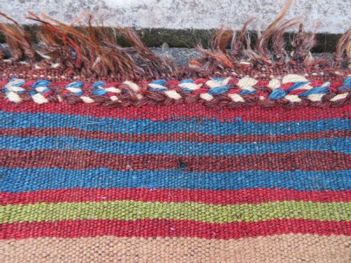 ANTIQUE SOFREH DINING KILIM LOR TRIBESLURISTANWEST PERSIA 2ND HALF 19TH CENTURY - ADDITIONAL PHOTO 14