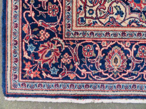 ANTIQUE KASHAN RUG BEAUTIFUL ROSE PINK COLOUR 206CM X 132CM - ADDITIONAL PHOTO 15