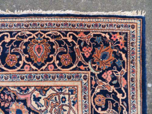 ANTIQUE KASHAN RUG BEAUTIFUL ROSE PINK COLOUR 206CM X 132CM - ADDITIONAL PHOTO 17