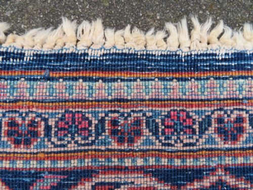 ANTIQUE KASHAN RUG BEAUTIFUL ROSE PINK COLOUR 206CM X 132CM - ADDITIONAL PHOTO 23