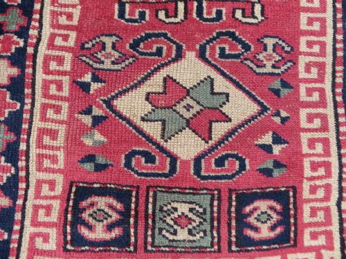 CHARMING ANTIQUE TURKISH BERGAMA RUG WEST ANATOLIA CIRCA 1910 180CM X 98CM - ADDITIONAL PHOTO 3