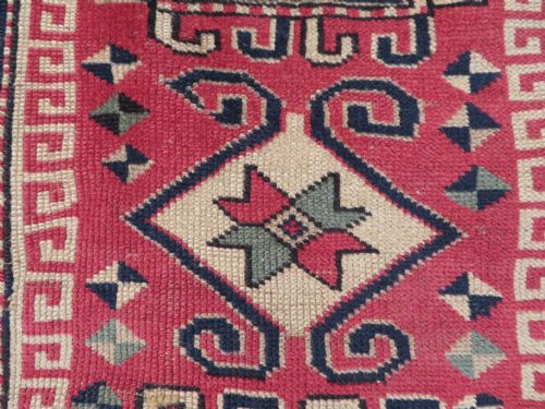 CHARMING ANTIQUE TURKISH BERGAMA RUG WEST ANATOLIA CIRCA 1910 180CM X 98CM - ADDITIONAL PHOTO 4