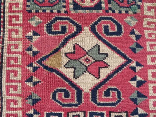 CHARMING ANTIQUE TURKISH BERGAMA RUG WEST ANATOLIA CIRCA 1910 180CM X 98CM - ADDITIONAL PHOTO 7