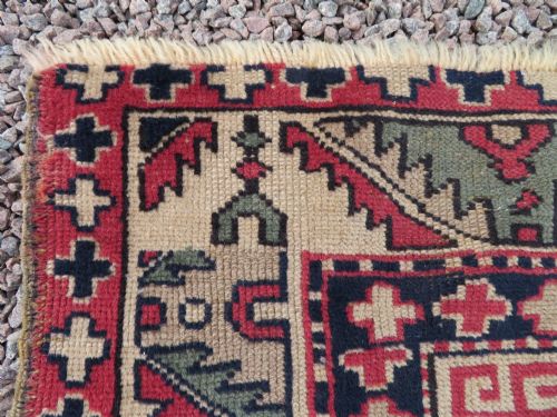CHARMING ANTIQUE TURKISH BERGAMA RUG WEST ANATOLIA CIRCA 1910 180CM X 98CM - ADDITIONAL PHOTO 9