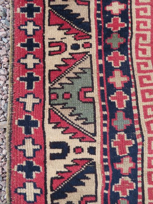CHARMING ANTIQUE TURKISH BERGAMA RUG WEST ANATOLIA CIRCA 1910 180CM X 98CM - ADDITIONAL PHOTO 10